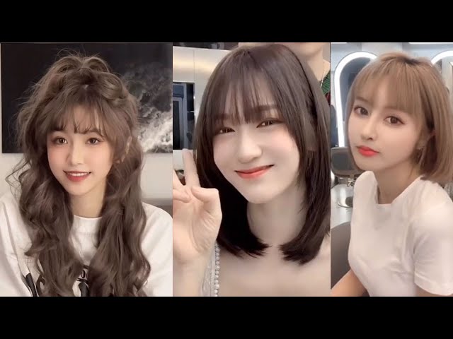 Layered Medium Korean Hairstyle for Girls